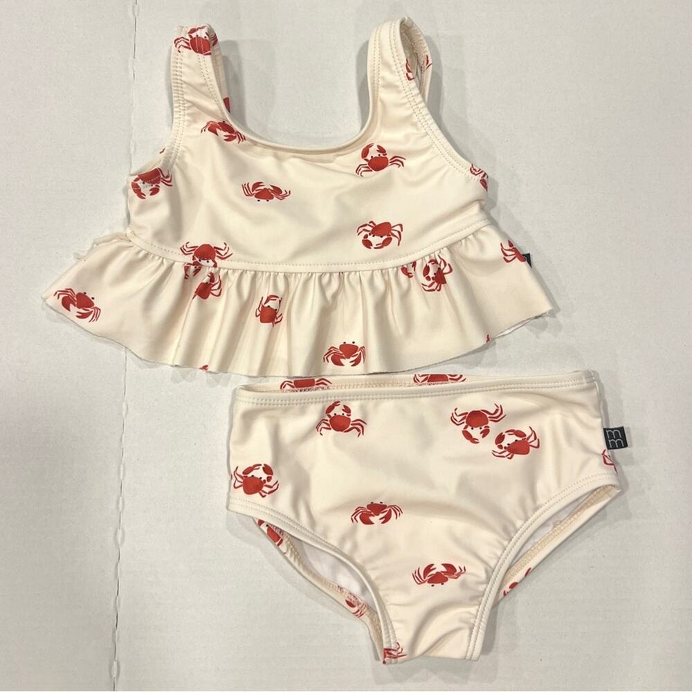 Modern Moments Toddler Bikini Swimsuit Crab Print